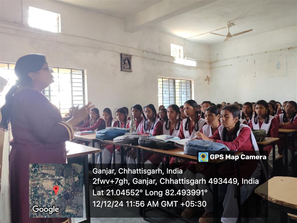 पोषक शाला संपर्क /सर्वेक्षण gov school ganjar - Government Naveen College komakhan Mahasamund, C.G.